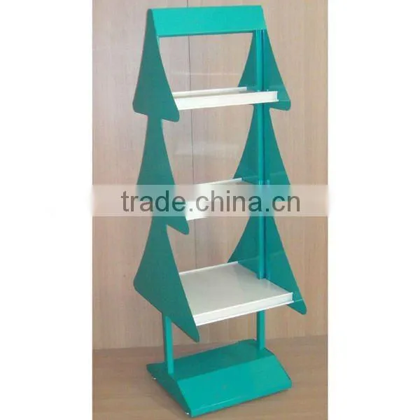 3 tiers tree shape paint display rack with good quality