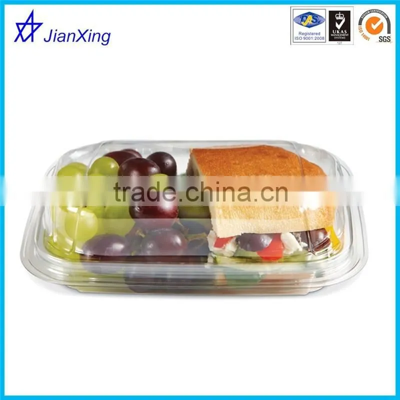 Plastic meal prep containers