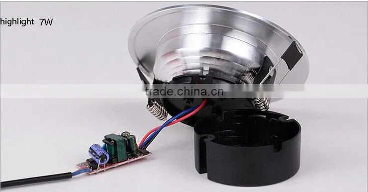 Approved 9W dimmable led downlight led with 2 years warranty