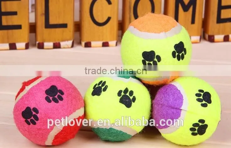 custom pet tennis balls for hot wholesale
