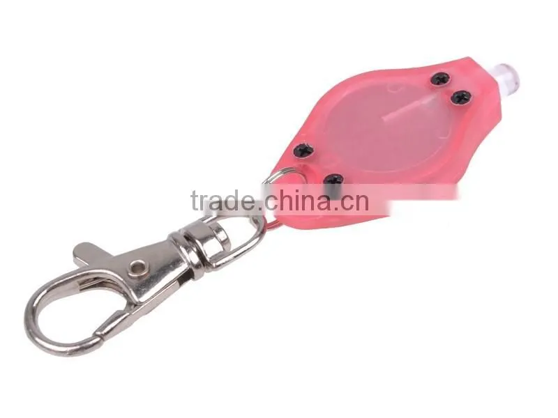 Cheap Wholesale Customized Promotion LED Flashing Keychain For Pet Losting