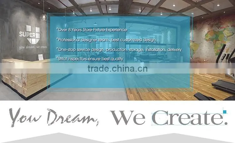 Customized fashion modern retail sunglass shop display