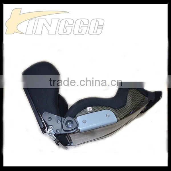 Black Carbon Fiber Universal Safty Seat For Racing Car