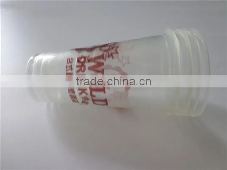 Cold drinking usage factoty direct supply food grade clear plastic yogurt cup with low price and top quality