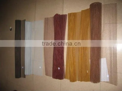 fireplace sceen,metal coil drapery, curtain for hotel