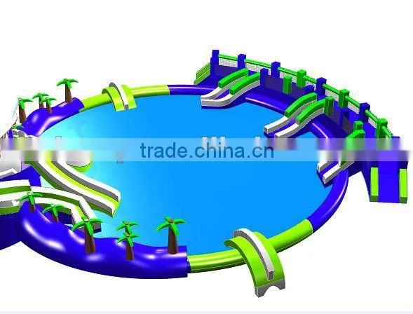 Inflatable floating water park/aquapark Sunjoy Inflatables