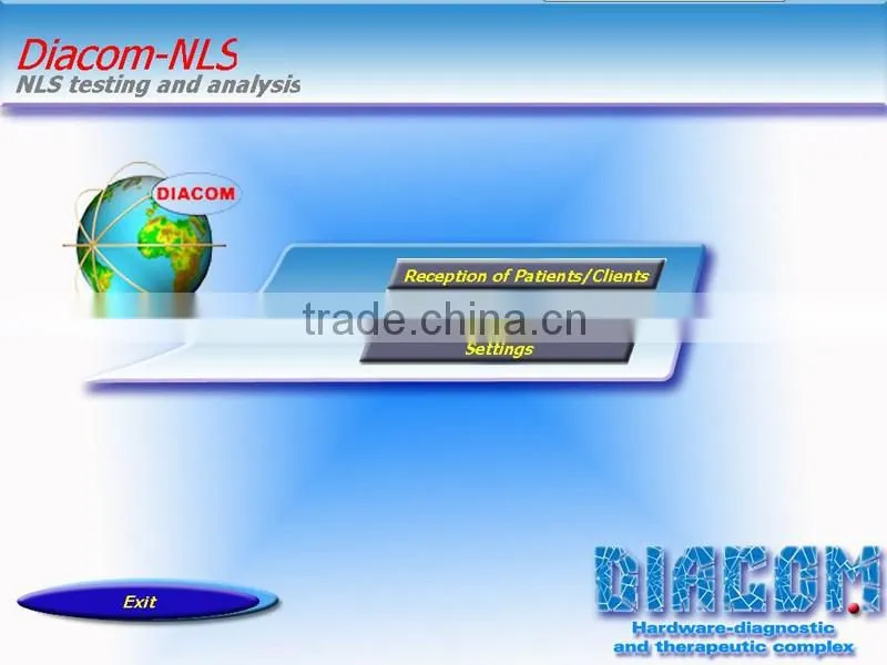 2016 hot 3d nls quantum health test machine with English and Spanish