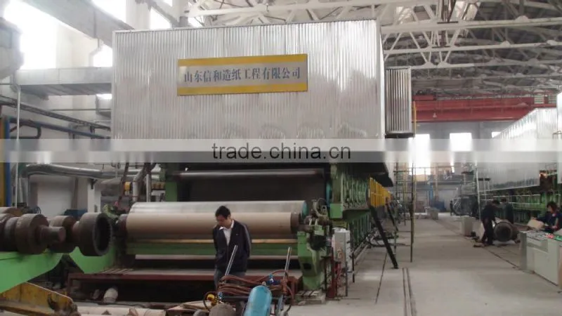 Kraft paper making machine with 3250/200 twin-wire multi-dryer