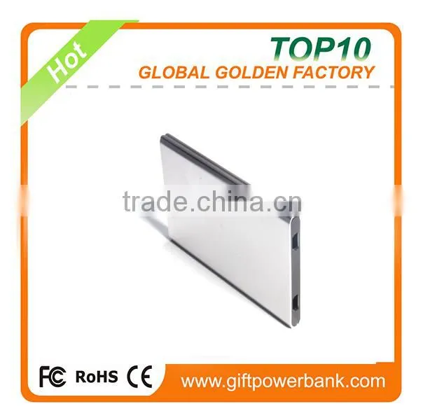 2016 best selling products ultra slim 2000mAh portable power banks