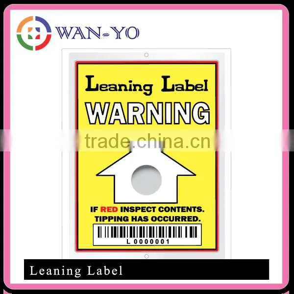 [ Leaning Label - tilt tip sensor reduce damage and function as Tiltwatch