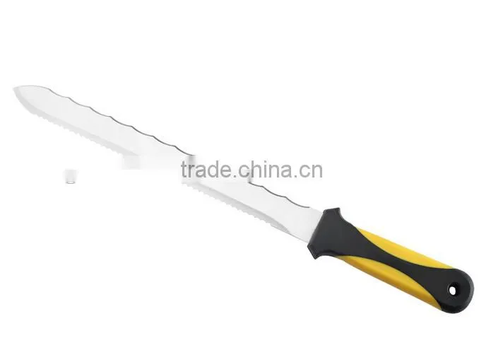 New 2CR13 Stainless Steel PP&TPR Handle Insulation Knife 351546