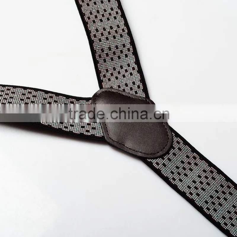 Leather suspenders High qualiy Man braces