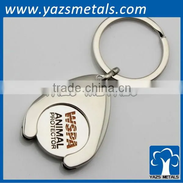 metal keychain with customer logo