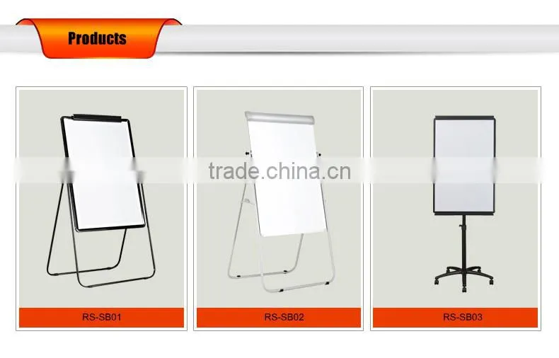china interactive whiteboard flip board easel stand with magnetic whiteboard roll
