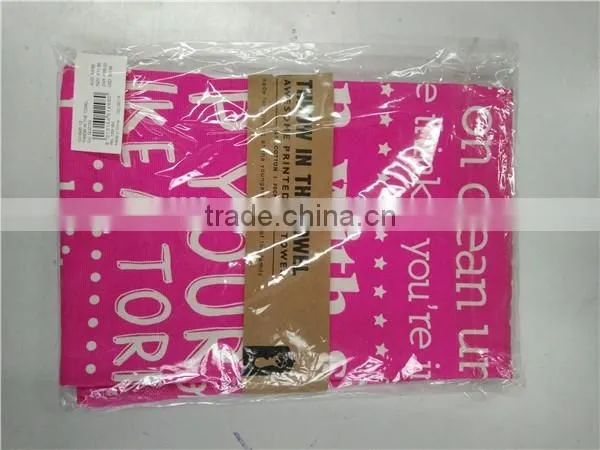 Kitchen towel stock lot for sale Printed Kitchen Towel Set Cotton Printed towel Choice of Designs