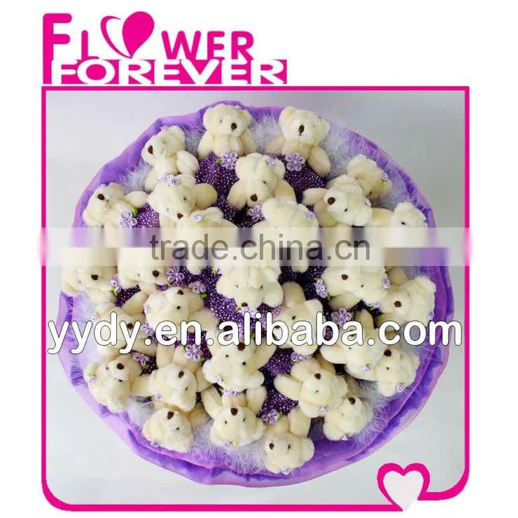 Adorable Valentine Gift plush toy bouquet valentine's day gift