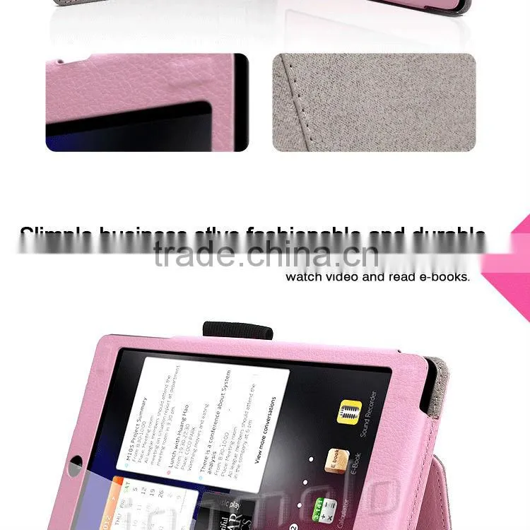 Top hot sale alibaba leather case pu leather case for nextbook 7.85