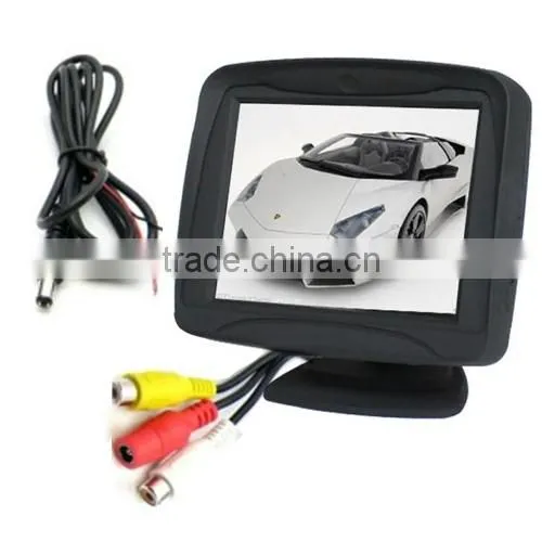 led parking sensor system car reverse backup radar with 3.5inch monitor camera
