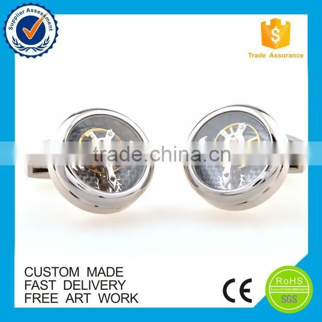 2016 Top Selling Tourbillon Movement Cufflinks For Men