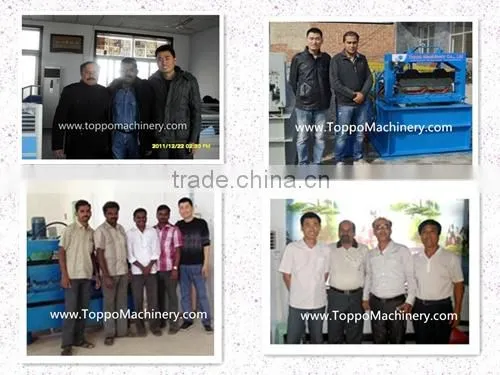 Glazed Aluminum Metal Roof Ridge Cap Roll Forming Machine