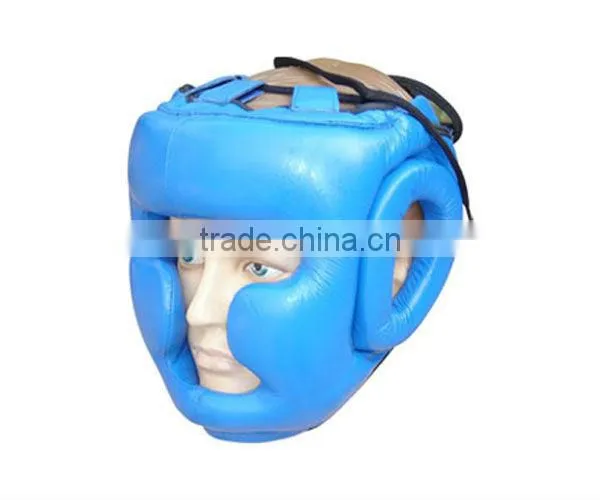 boxing head guard made of cow hide leather