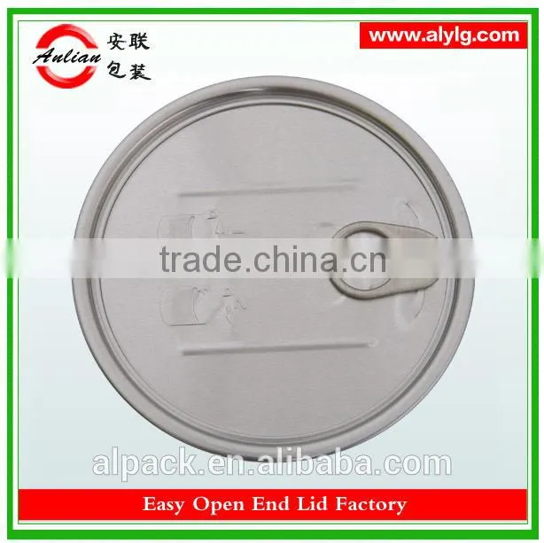 China Newest Design Full Aperture Style Milk Powder Aluminum Easy Open Peel Off End