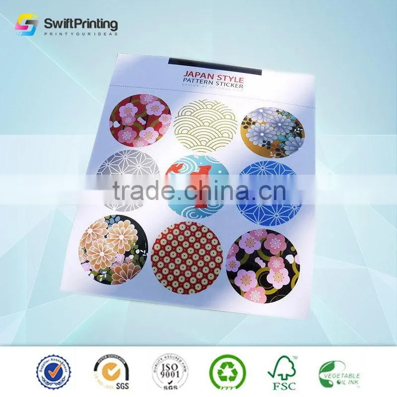Fashionable stylish high quality printing sticker paper