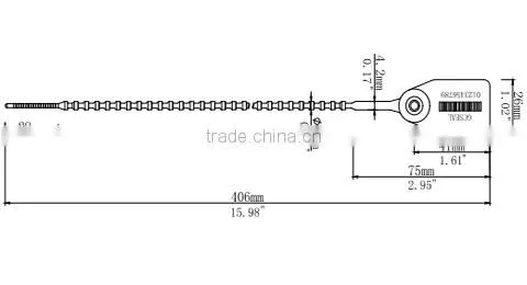 Trading & Supplier Of China Polyethylene beaded security ites GCSEAL P002