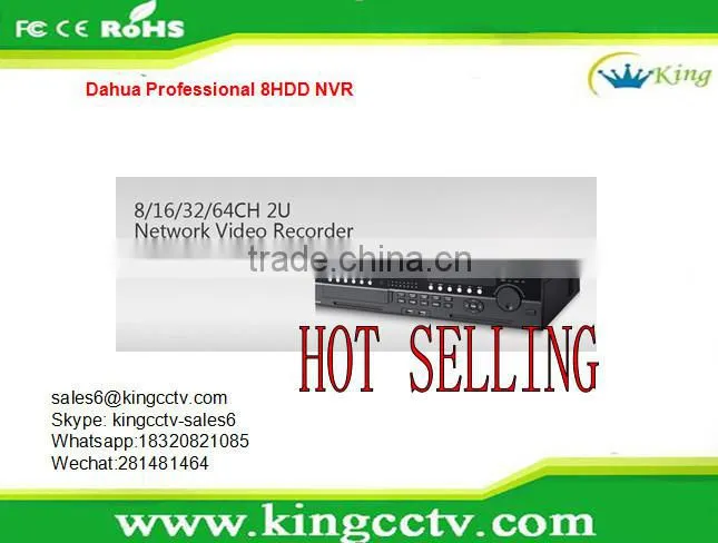 Best seller Dahua Professional 8HDD NVR 8-64CH 2U Trade Assurance Supplier of CCTV NVR