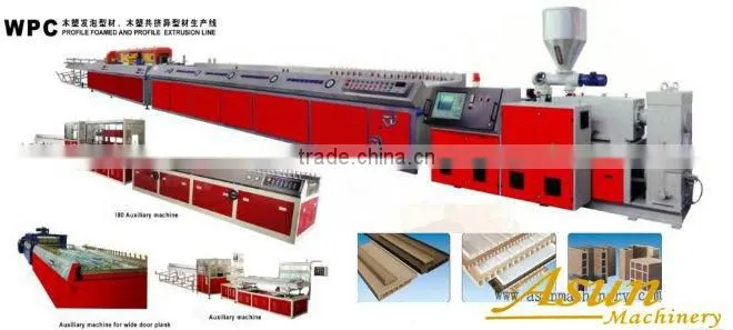 PVC PE Wood Plastic Door Making Machine
