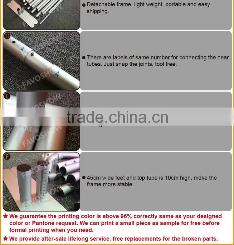 Tension Fabric Display Stands For Exhibitions