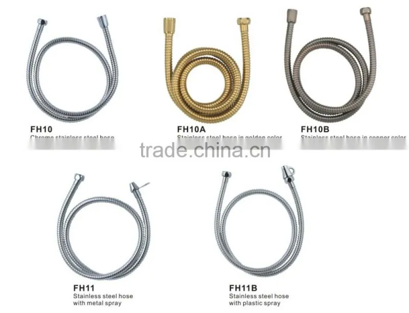 1.5m stainless steel flexible shower hose