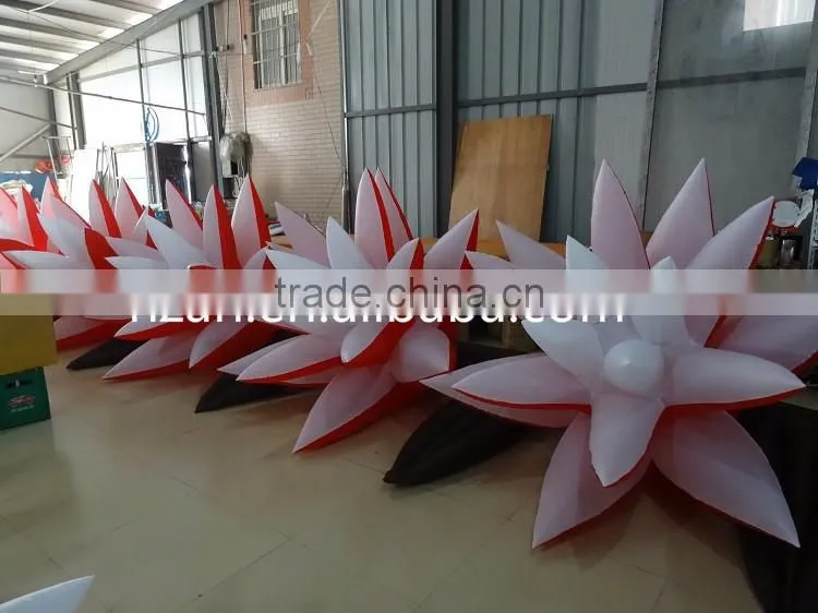 Big Inflatable Red Flower for Wedding Decoration