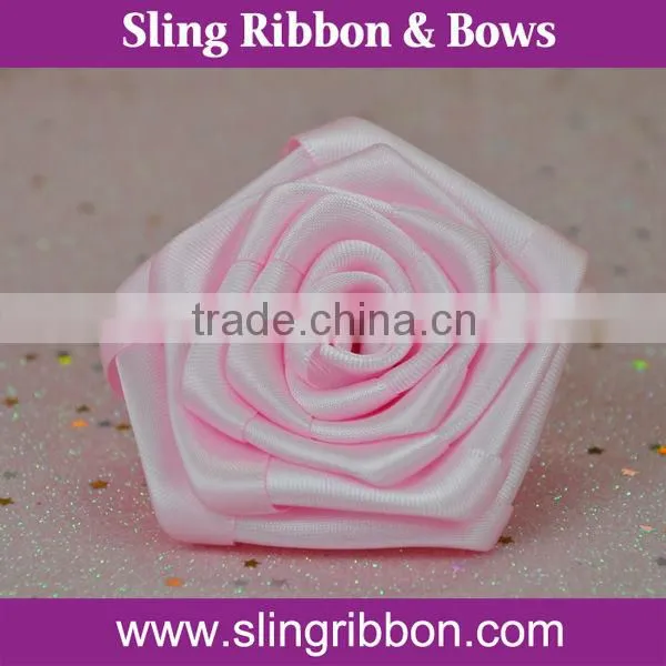 2015 High Quality Cheap Wholesale Artifical Ribbon Flowers For Valentine's Day