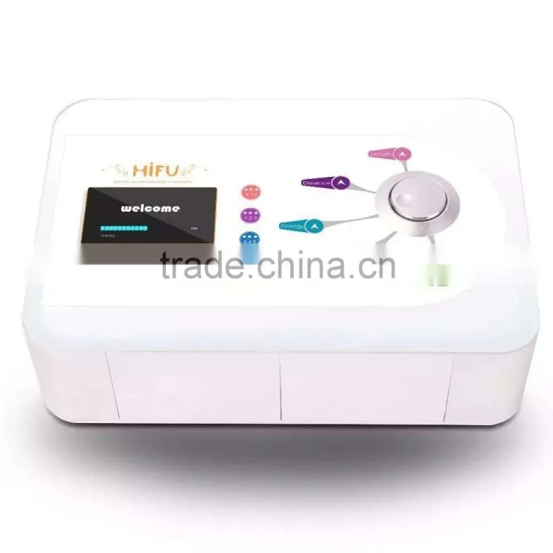 Portable smart 3D anti wrinkle treatment HIFU beauty machine