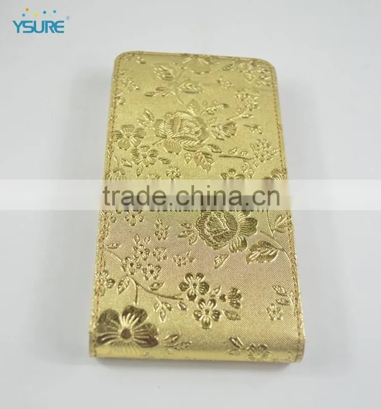 wholesale-luxury Tuhao gold leather phone case local tyrant gold case cover for sony Z1