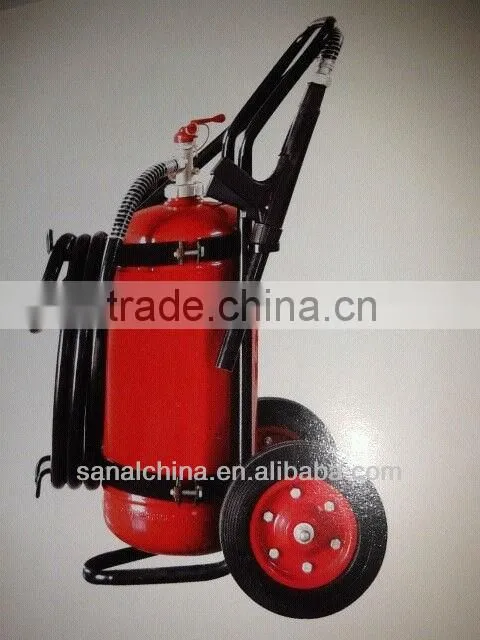 50kg ABC Wheeled dry powder fire extinguisher with EN1866-1 with Estintore Callerrato polvere
