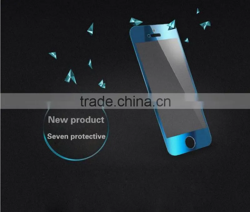 Curved edge Anti-explosion Tempered Glass Screen protective film anti-fingerprint tempered glass for iphone 5
