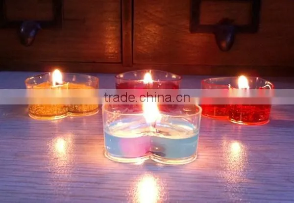 Wholesale flameless scented jelly tealight candle