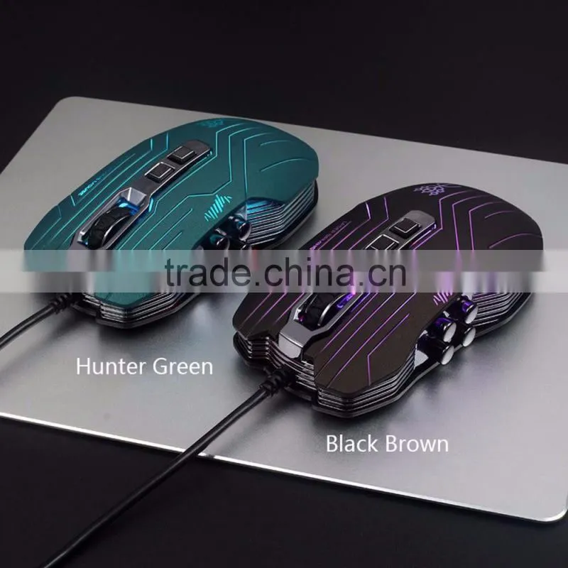 LUOM G5 3200DPI LED Optical 9D USB Vibration Wired Gaming Mouse