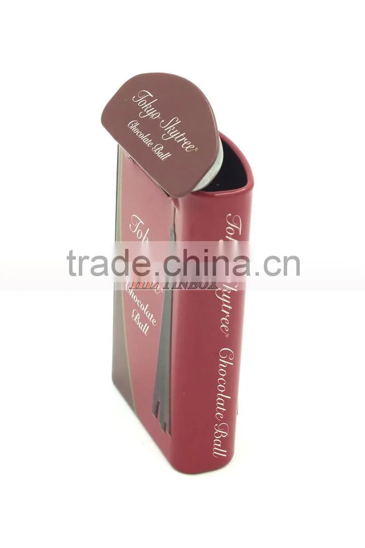 Special Shape Candy Chocolate Tin Can with Hinged