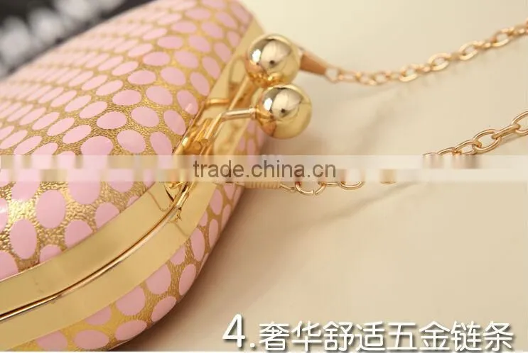 2014 PU leather evening bags fashion clutch Evening Bag