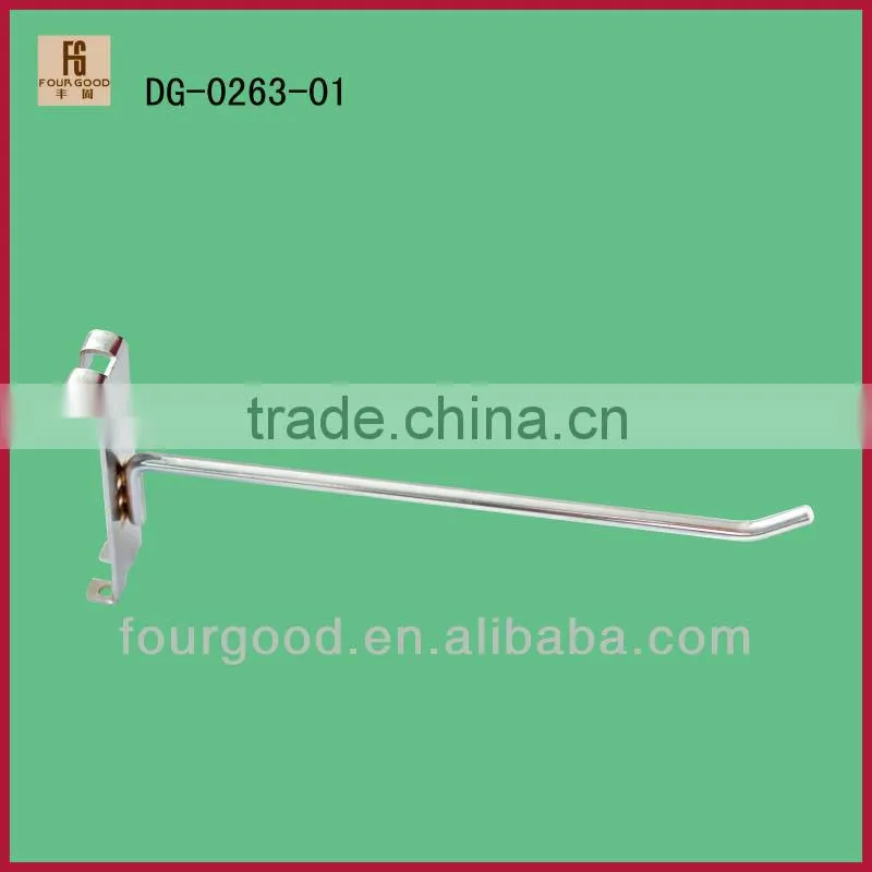 Chrome Plated Wall Strip Crossbar Wire Display Hook