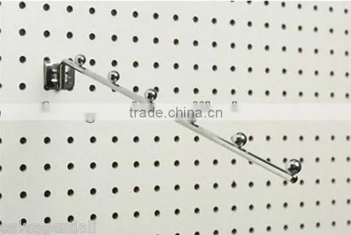 pegboard slatwall 6 ball waterfall clothes hanger clothes display