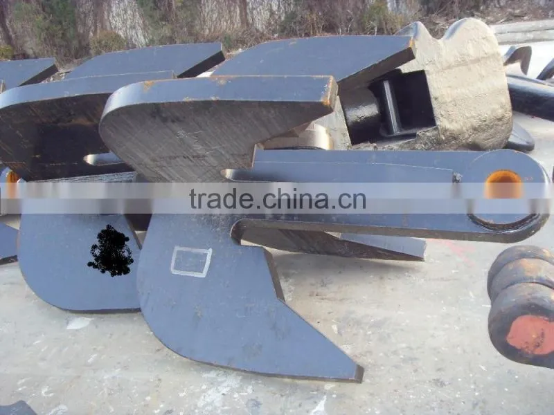Asphalt Wedge Four Fluke Boat Anchor