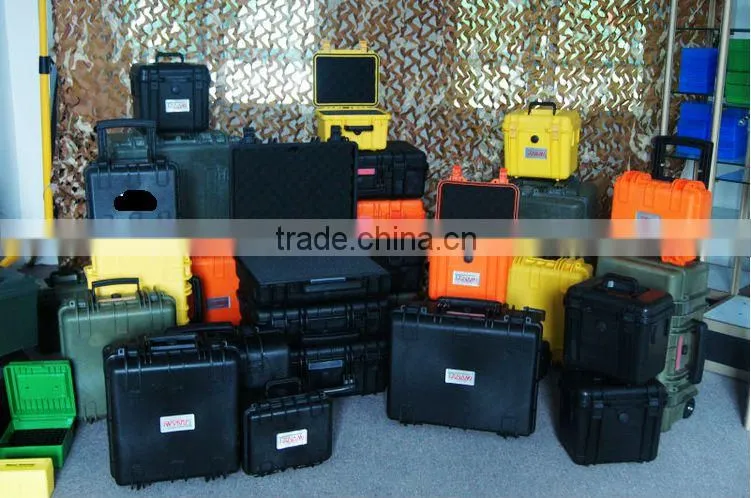 Wonderful waterproof dustproof rushproof equipment tool big safety case with foam and wheels