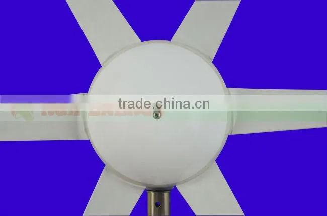 300W Max watt wind generator with 6 PCS blades. Combine with wind/solar hybrid controller.