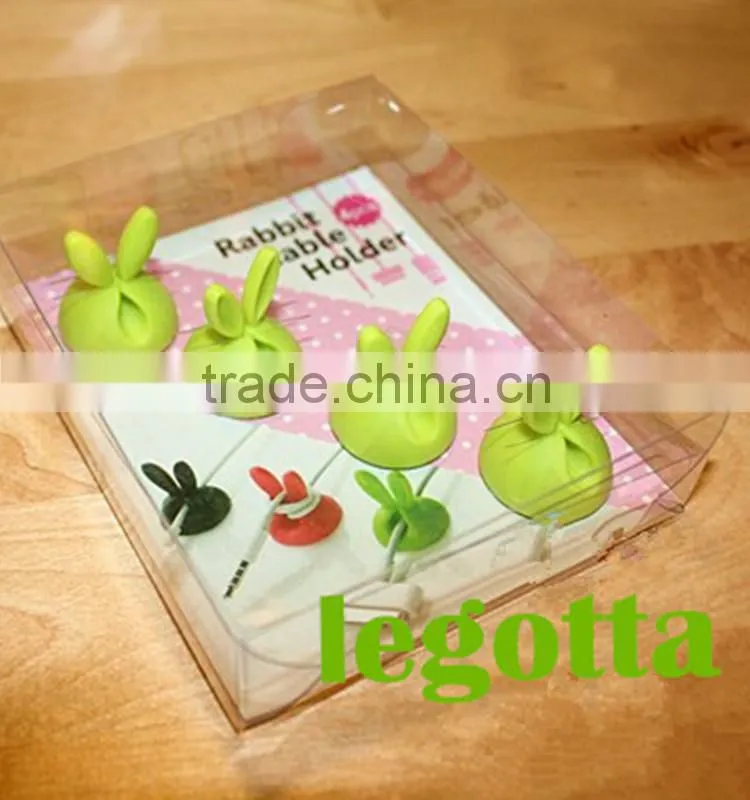 100% silicone high quality novelty wholesale cable winder promotional