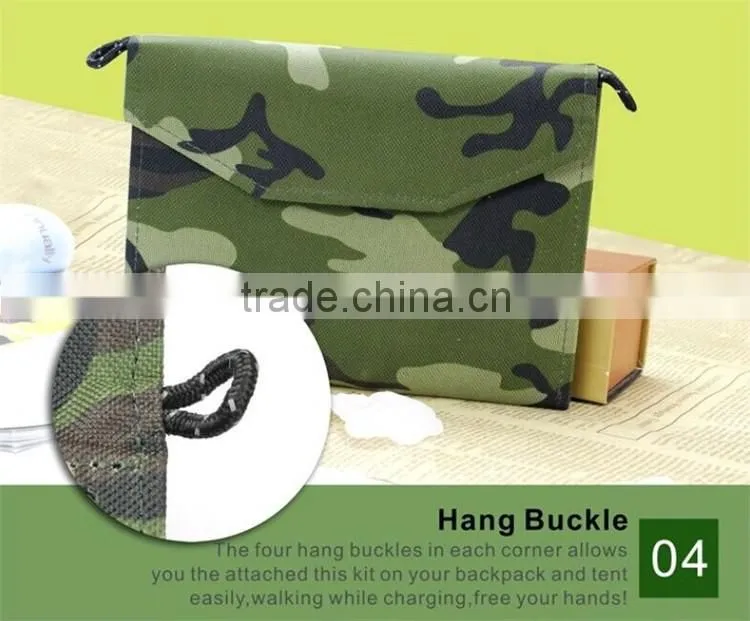 2016 Latest Products in market popular rechargeable solar powered usb charger for emergency