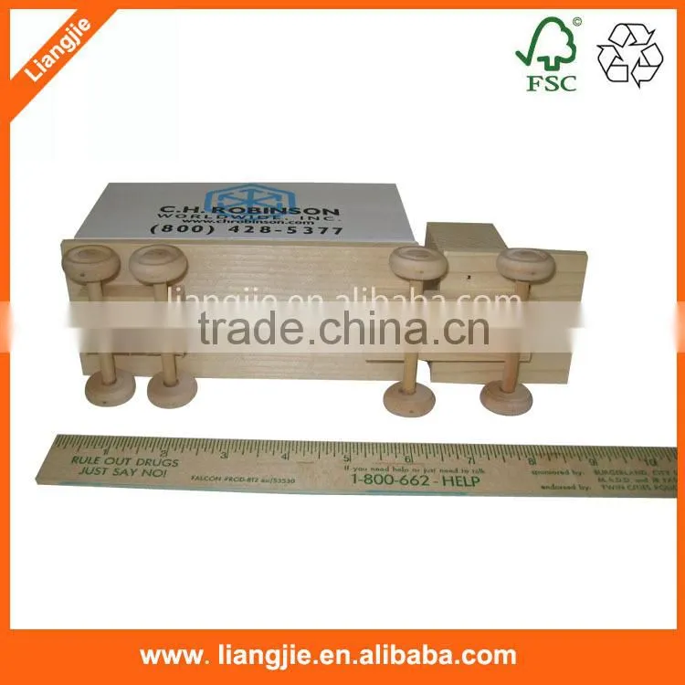 car shape wooden pallet memo cube,custom shape paper cube,container shape note cube